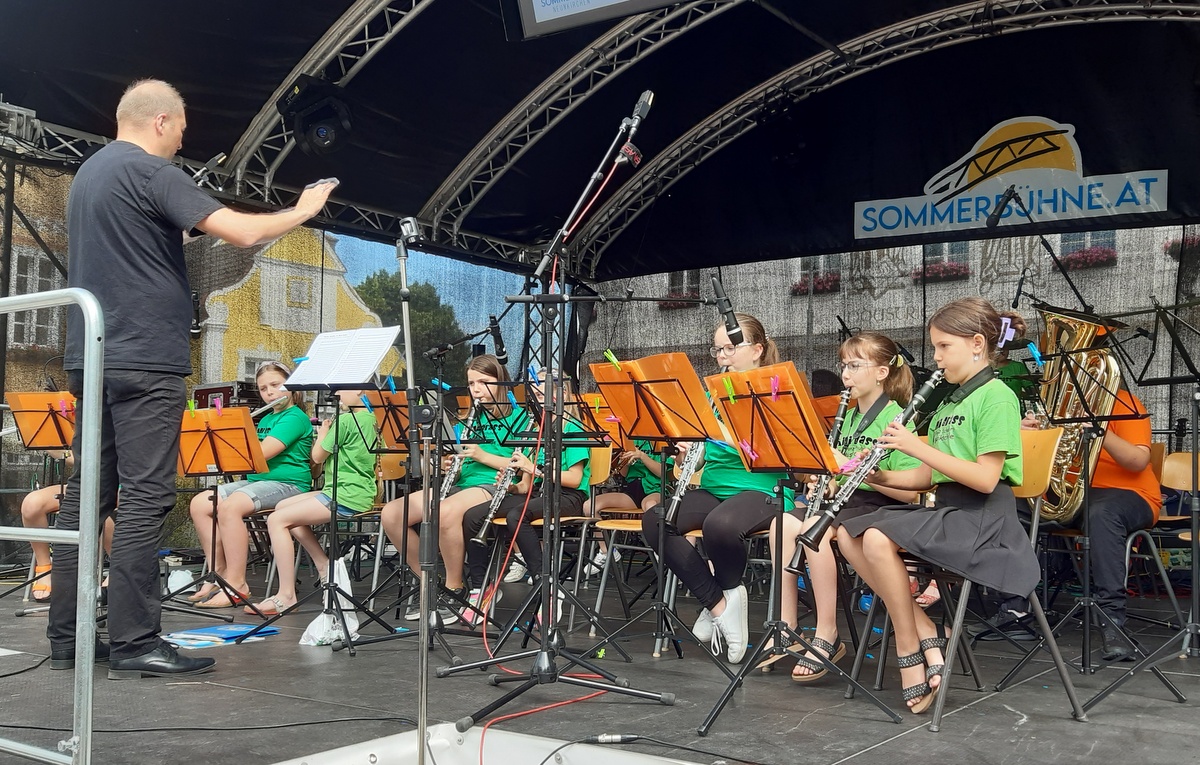 Junior-Brass und Mini-Brass bei Young-Brass-Festival in Neunkirchen am 17.6.2023