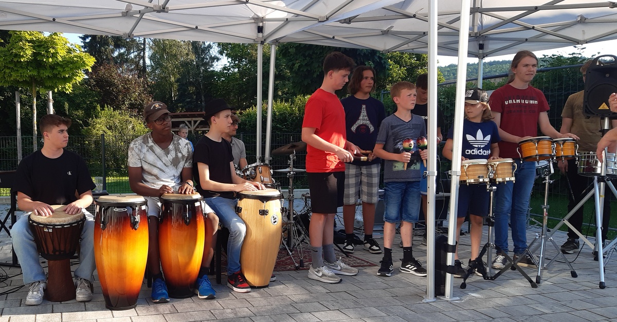 Schlagzeug-Klassenabend im Kulturzentrum Bad Erlach