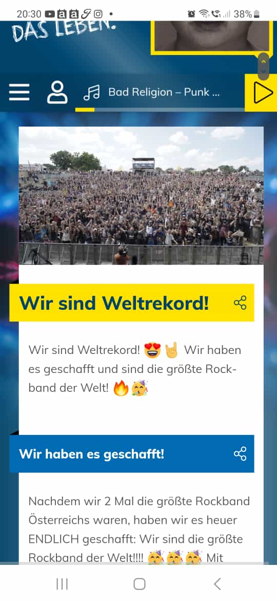 Rock Together bei Wiener Donauinselfest