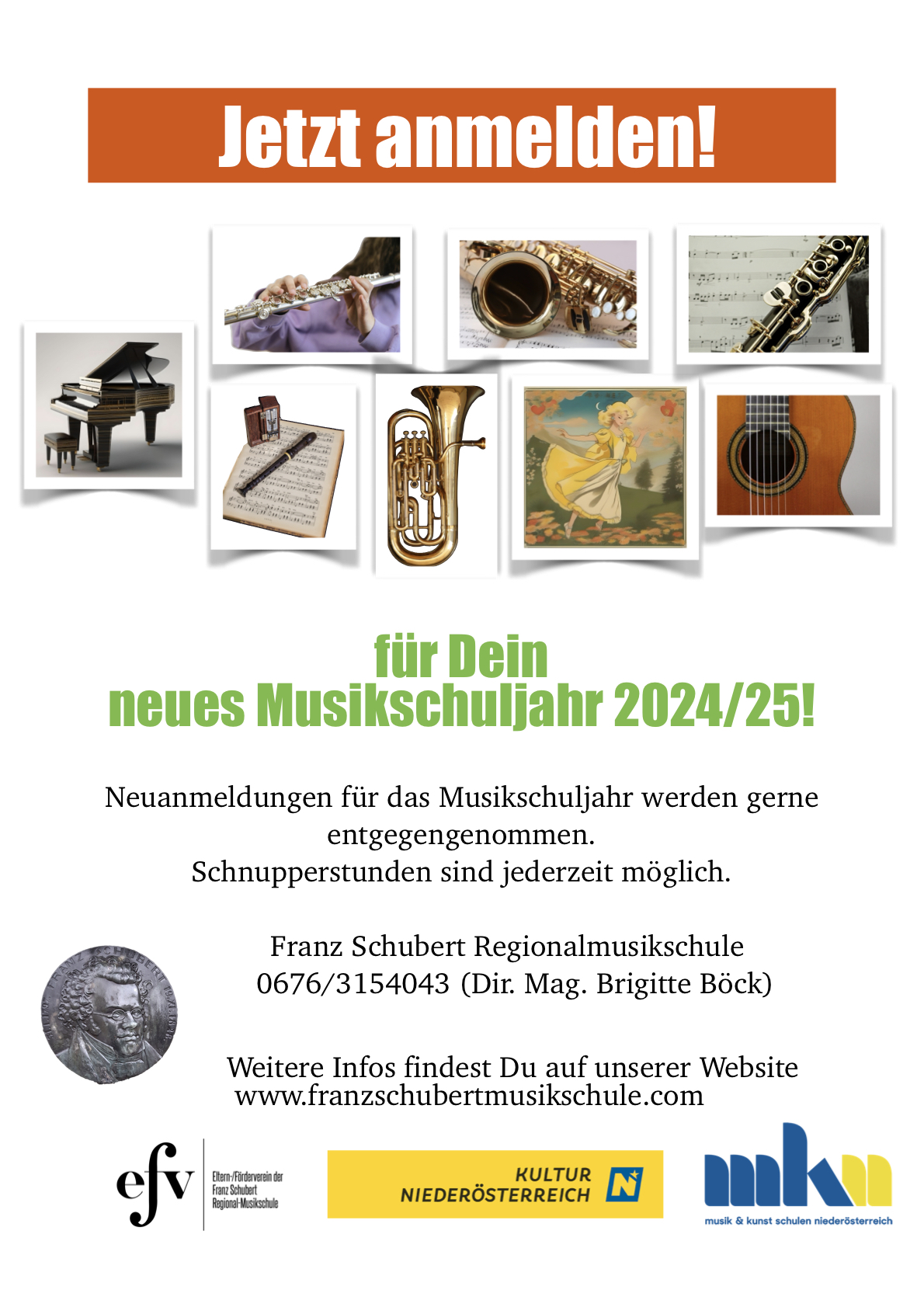 Musikschulanmeldung – JETZT!
