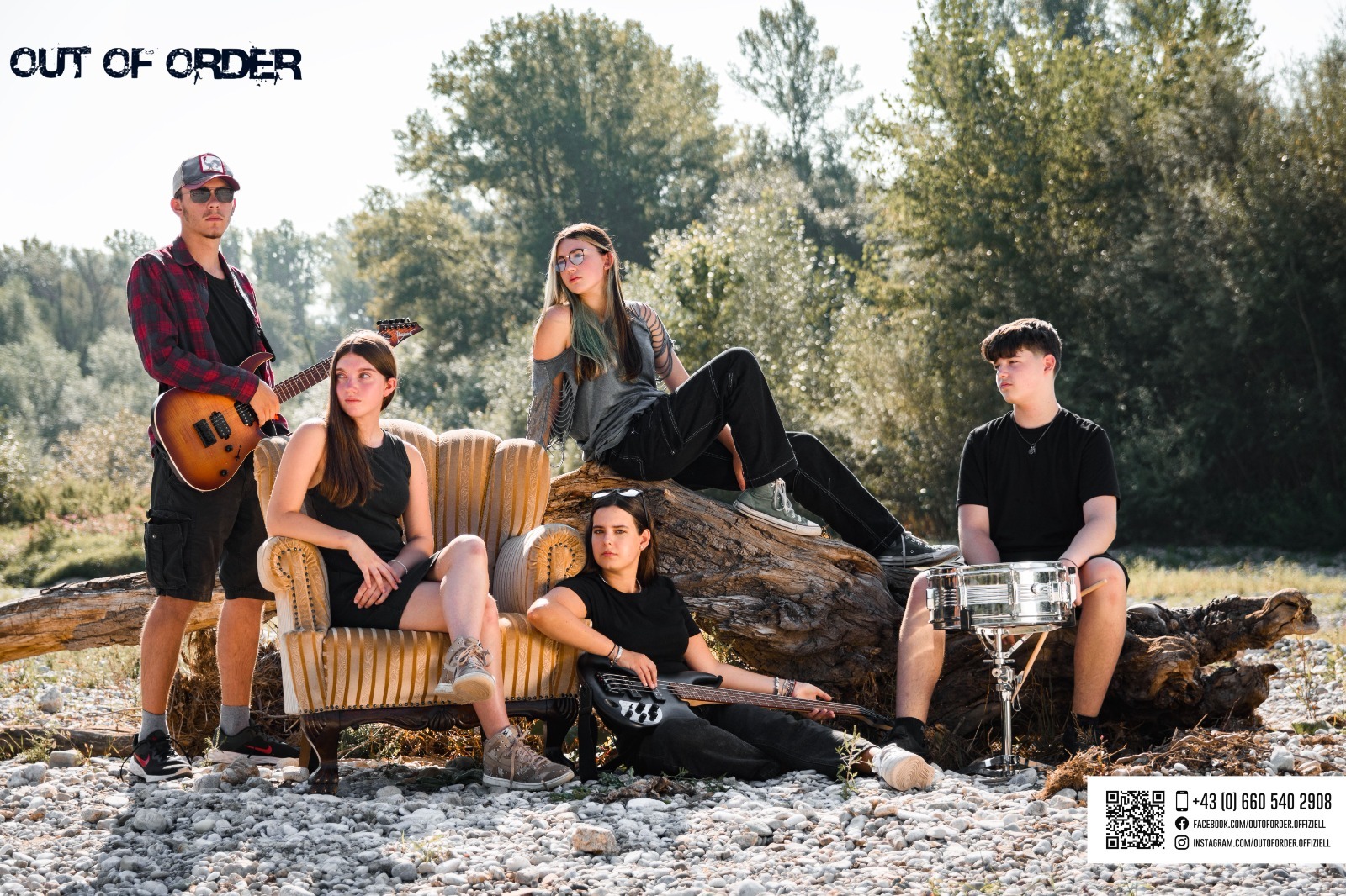 Newcomer-Band „Out of Order“ bei Familienfest in Bad Erlach
